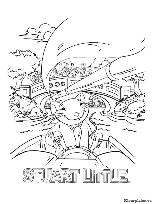 Stuart little kleurplaten
