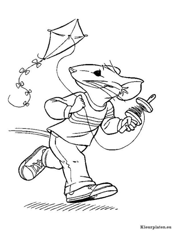 Stuart little kleurplaten