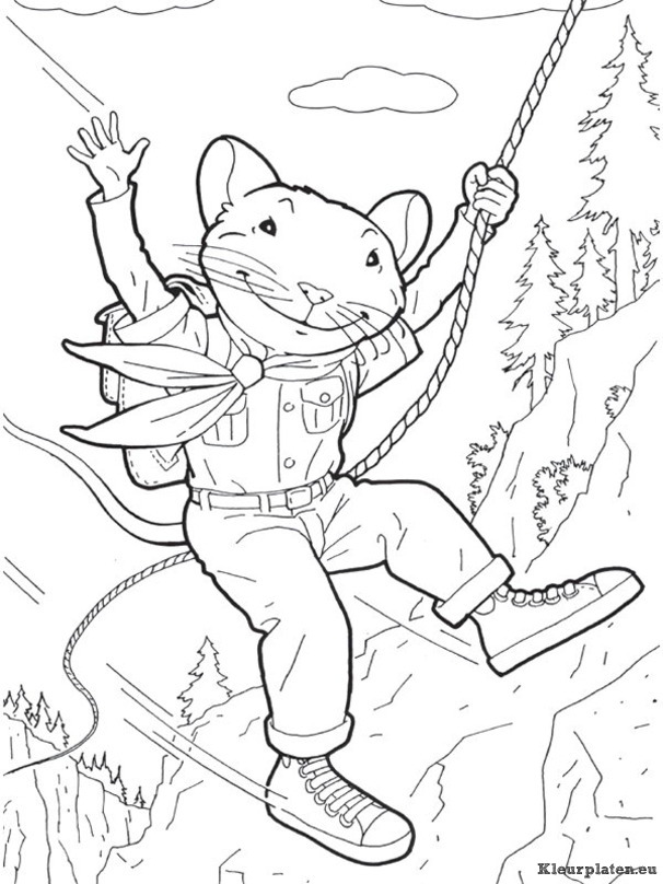 Stuart little kleurplaten