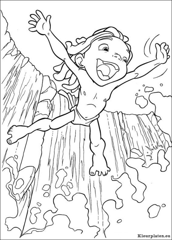 Tarzan kleurplaten