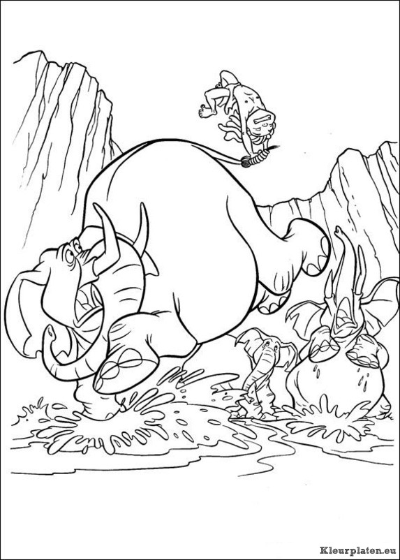 Tarzan kleurplaten
