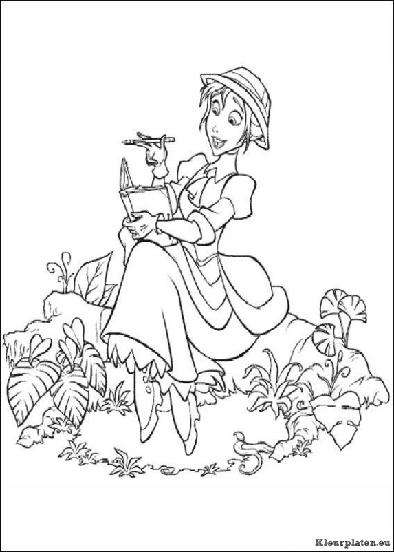 Tarzan kleurplaten