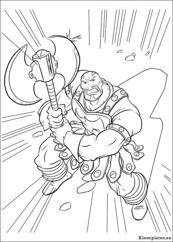 Thor kleurplaten