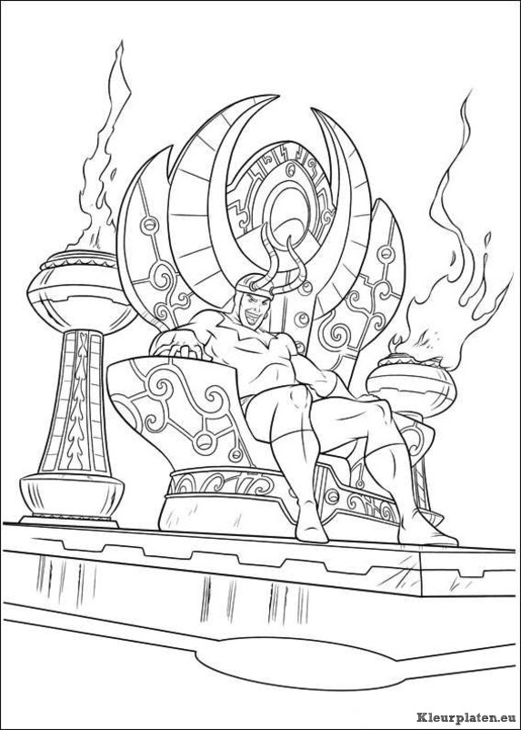 Thor kleurplaten