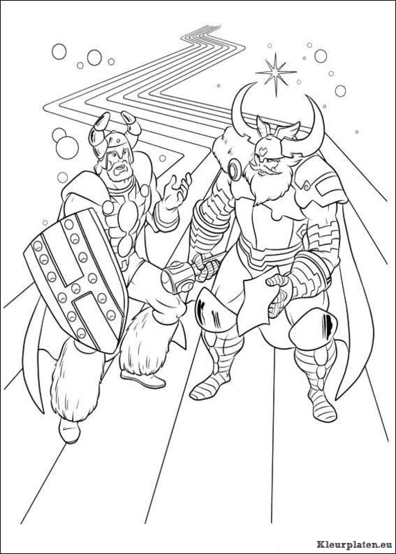 Thor kleurplaten