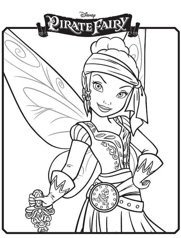 Tinkerbell en de piraten kleurplaten