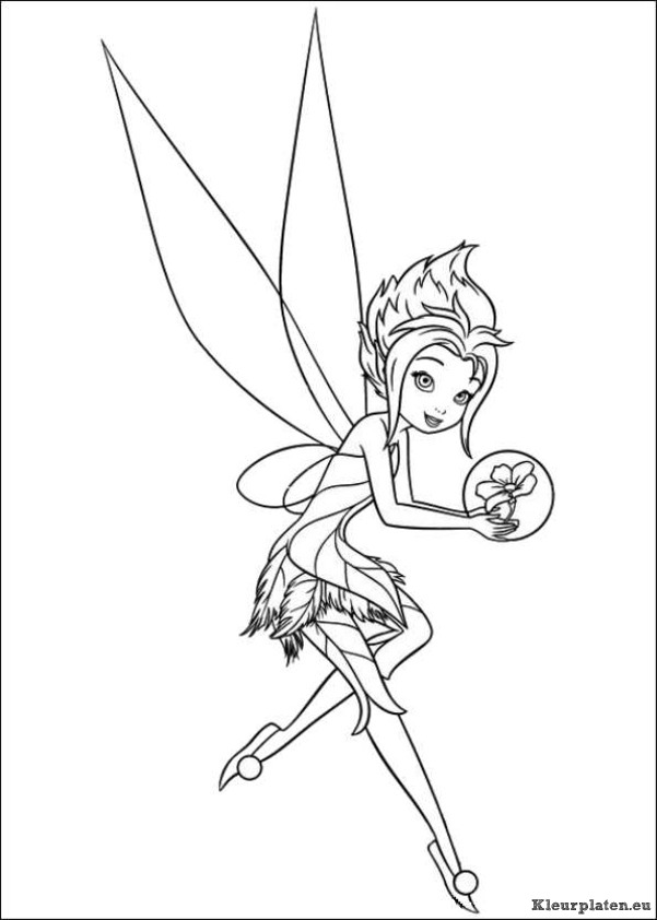 Tinkerbell secret of the wings kleurplaten