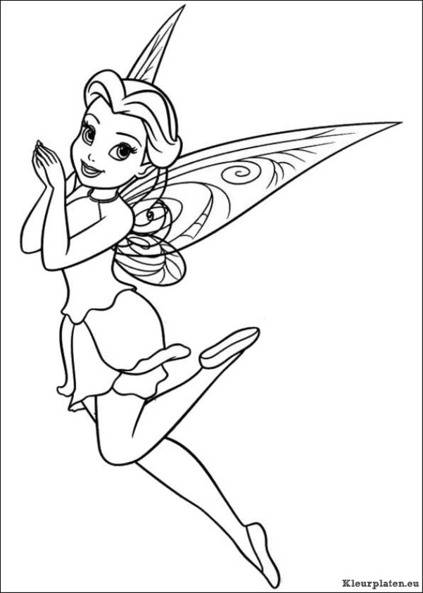 Tinkerbell secret of the wings kleurplaat