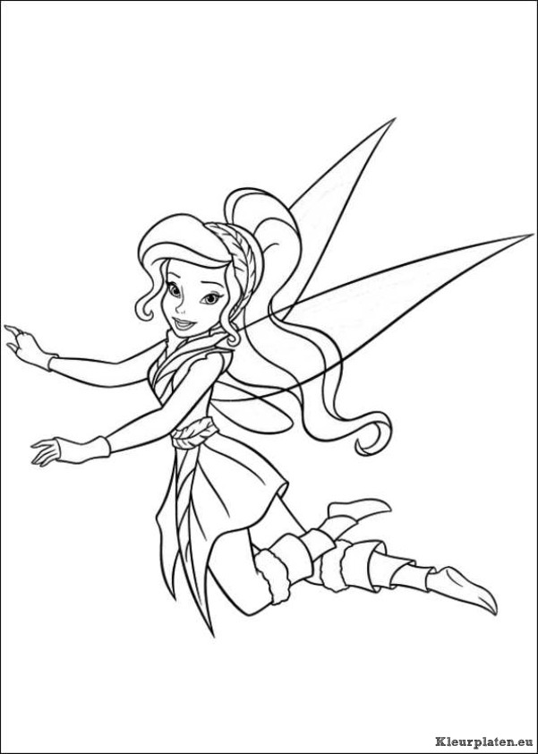 Tinkerbell secret of the wings kleurplaten