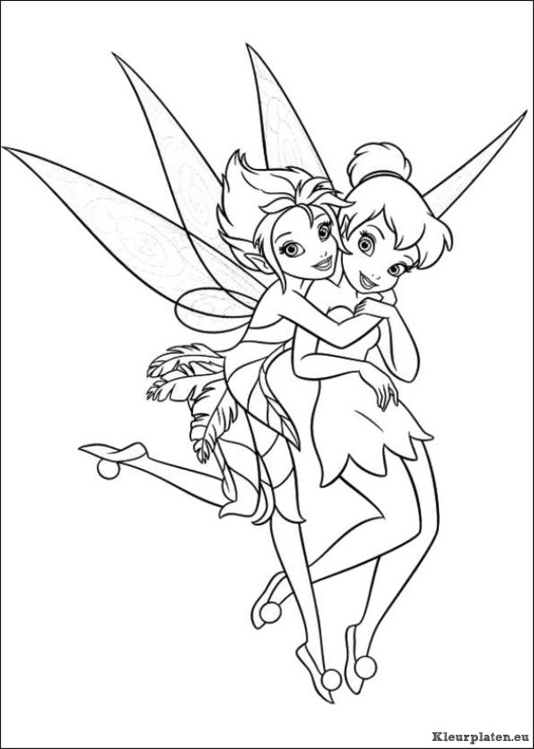 Tinkerbell secret of the wings kleurplaten