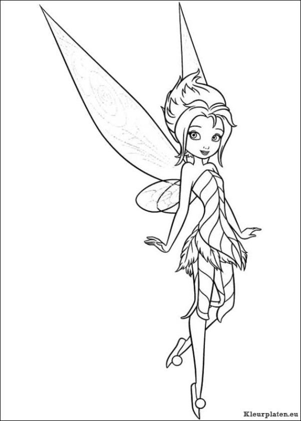 Tinkerbell secret of the wings kleurplaten