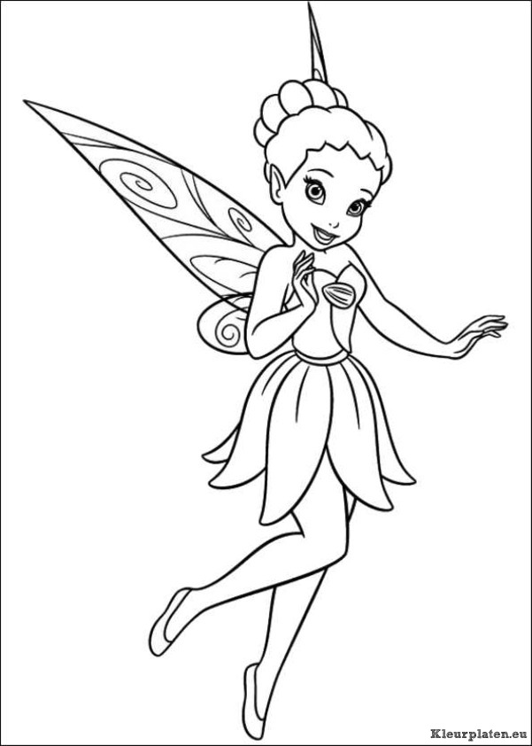 Tinkerbell secret of the wings kleurplaat