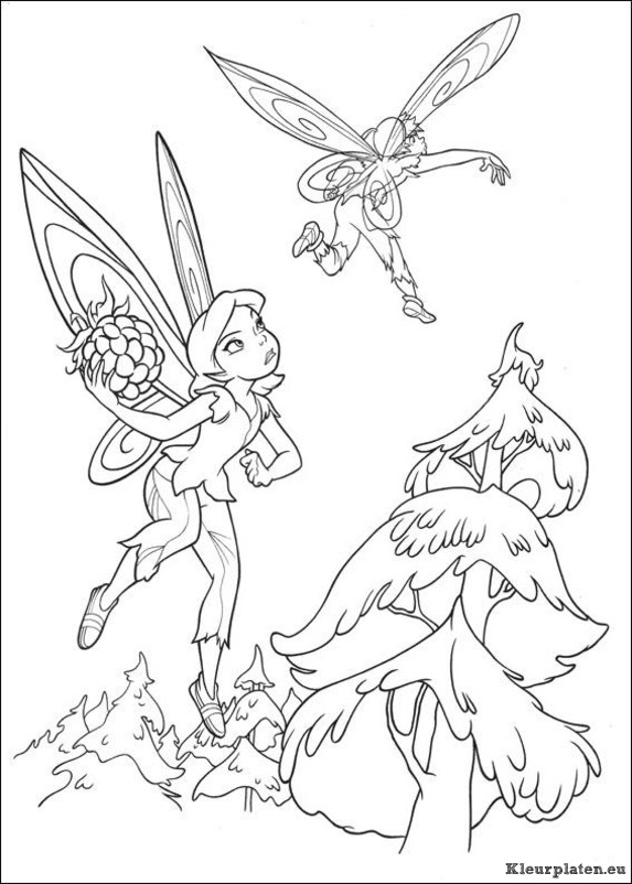 Tinkerbell kleurplaten