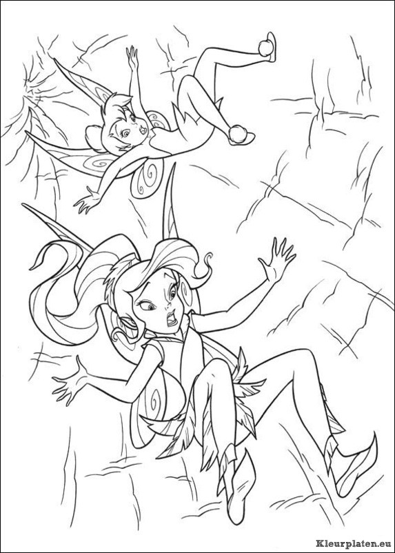 Tinkerbell kleurplaten