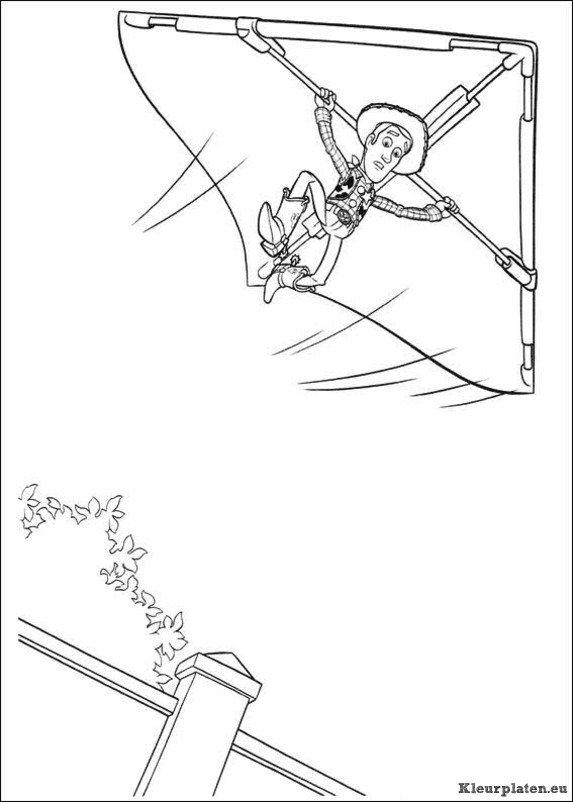 Toy story 3 kleurplaten