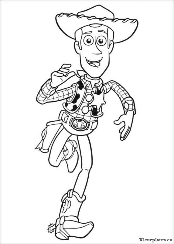 Toy story 3 kleurplaten