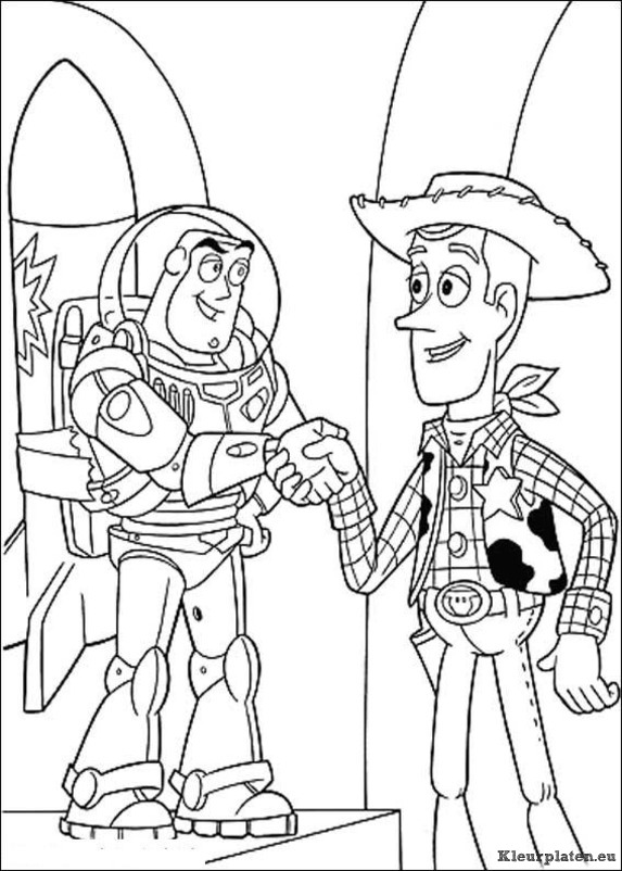 Toy story kleurplaten