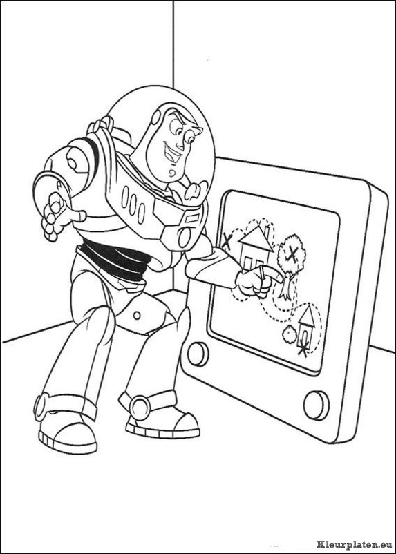 Toy story kleurplaten