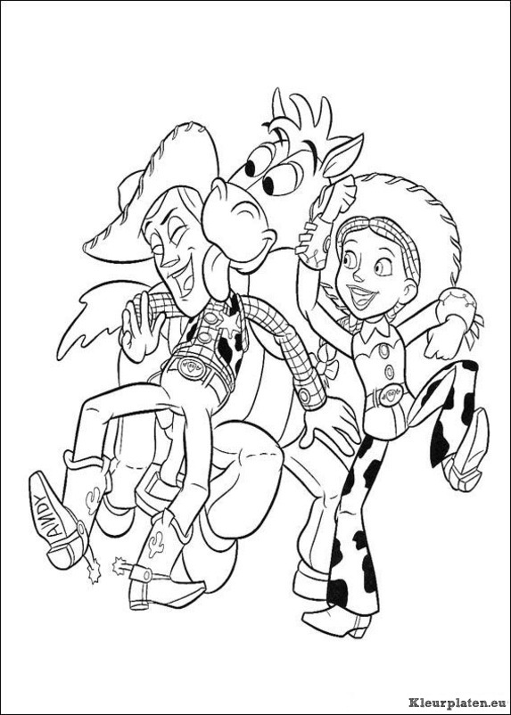 Toy story kleurplaten