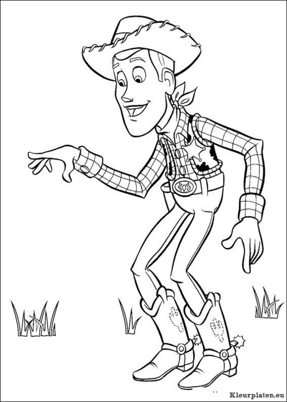 Toy story kleurplaten