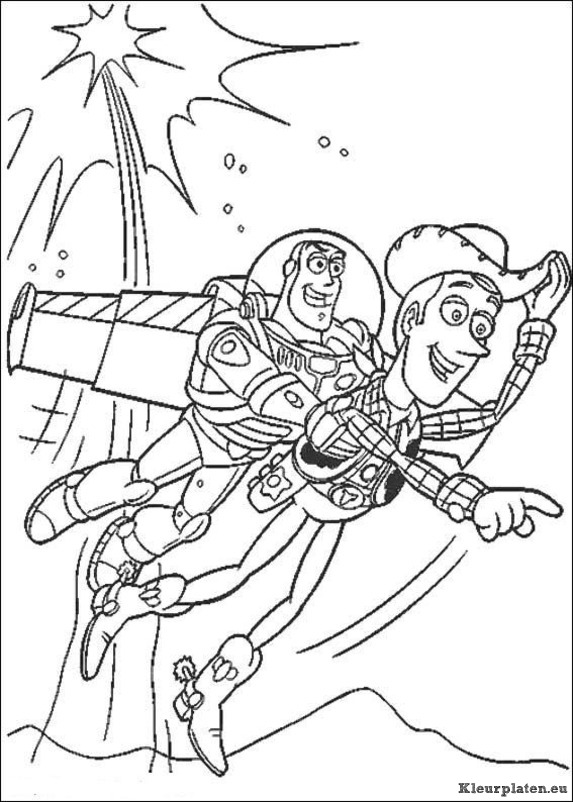 Toy story kleurplaten