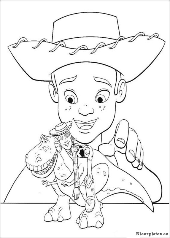 Toy story kleurplaten
