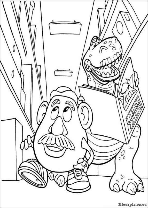 Toy story kleurplaten