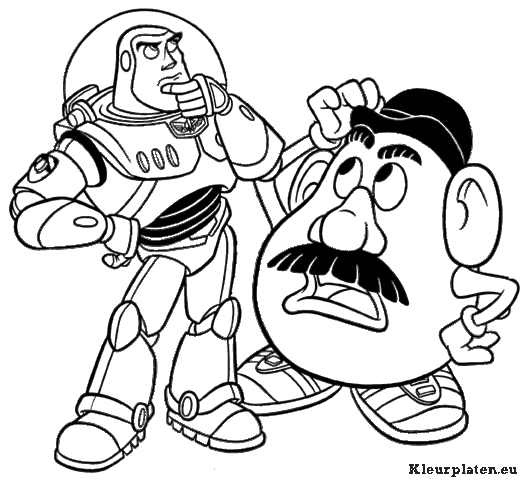 Toy story kleurplaten
