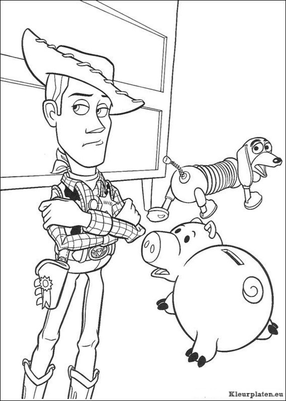 Toy story kleurplaten