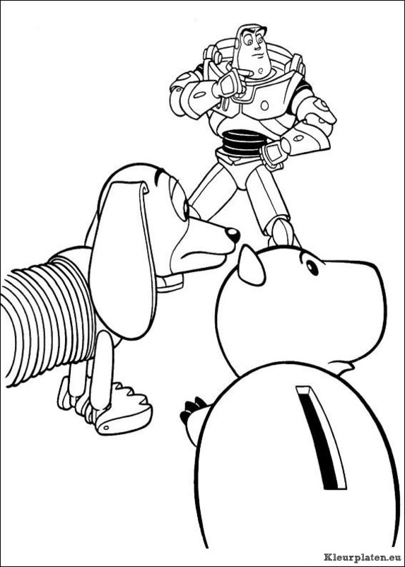 Toy story kleurplaten