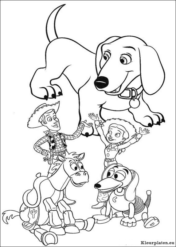 Toy story kleurplaten