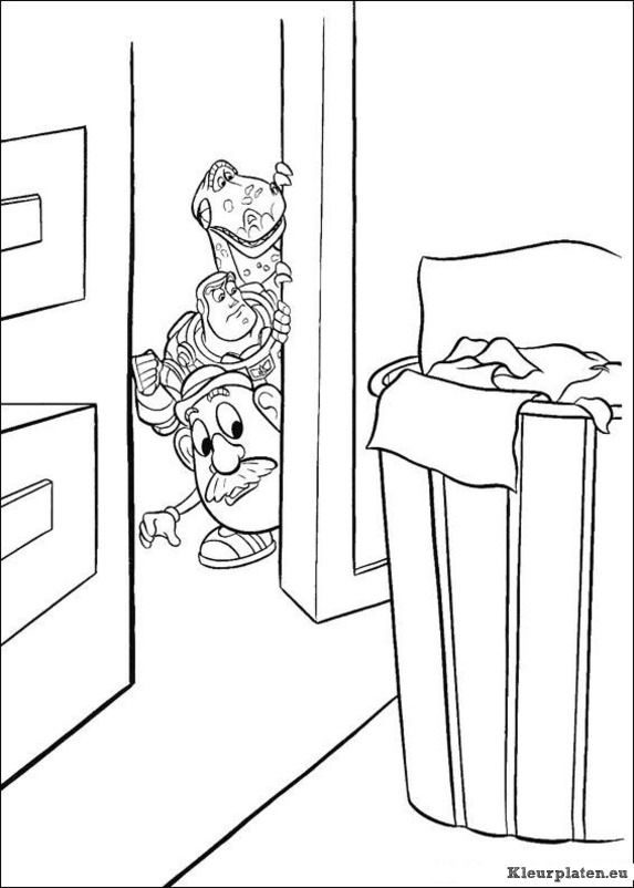 Toy story kleurplaten