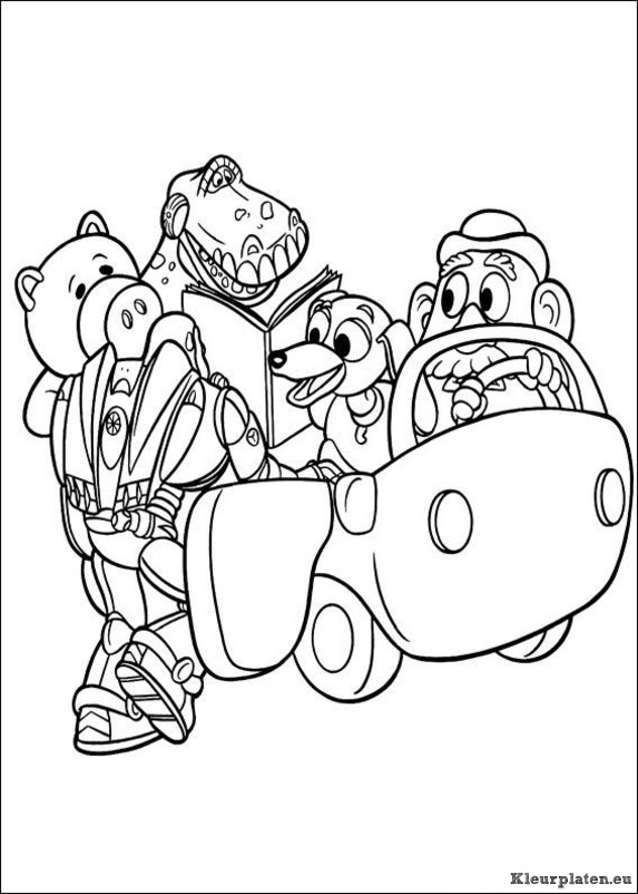 Toy story kleurplaten