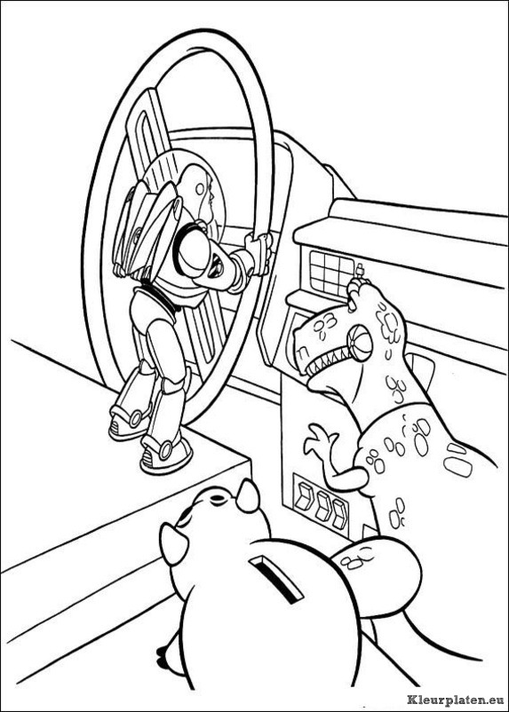 Toy story kleurplaten