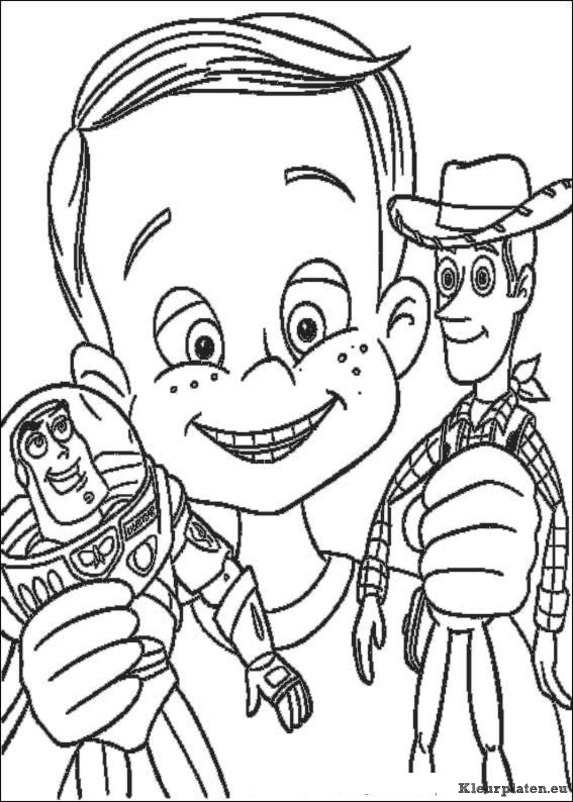 Toy story kleurplaten