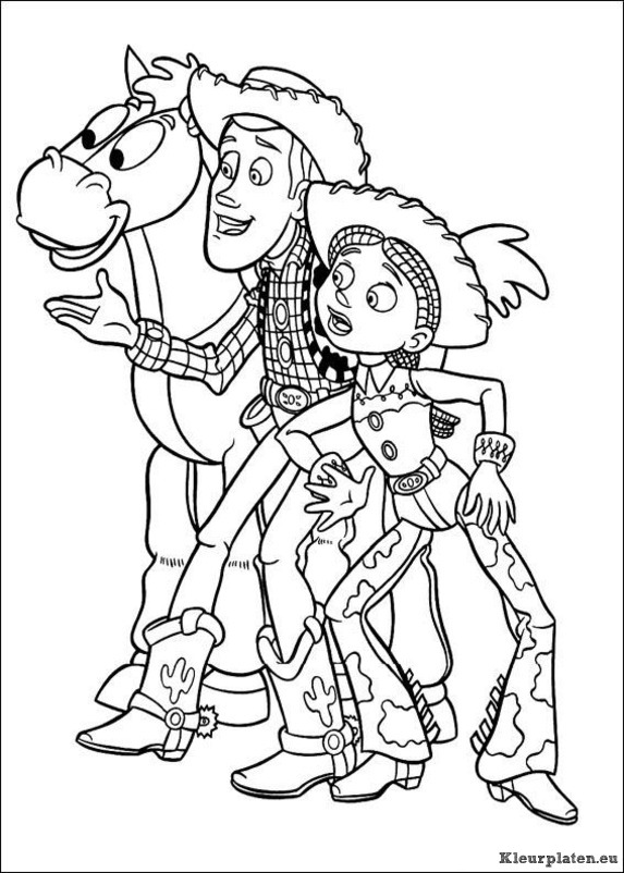 Toy story kleurplaten