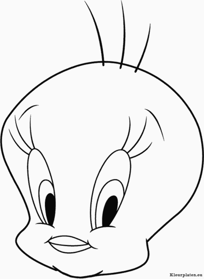 Tweety en sylvester kleurplaten