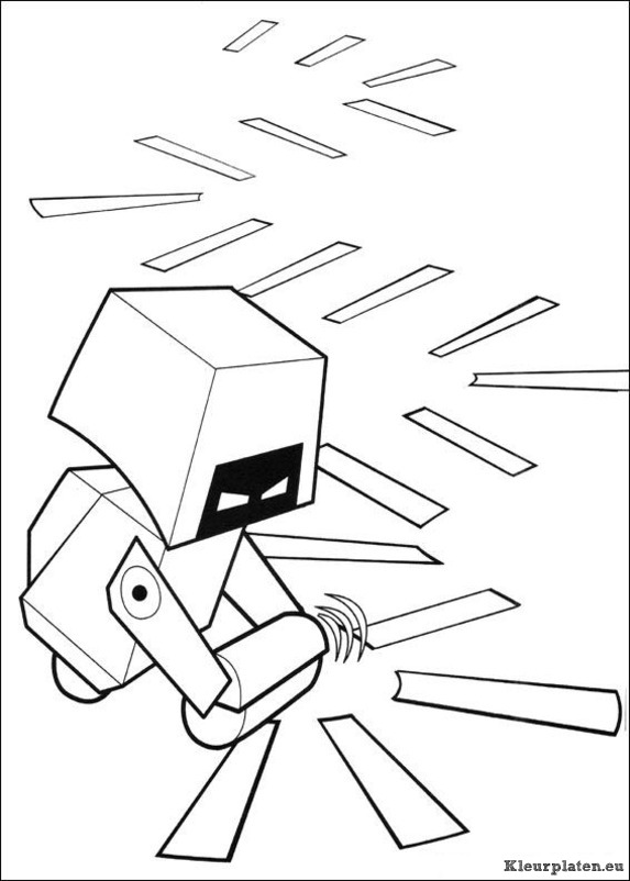 Wall e kleurplaten