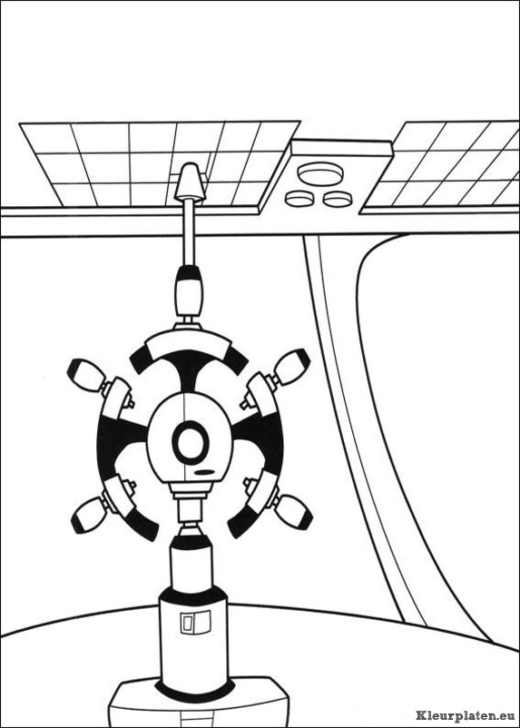 Wall e kleurplaten