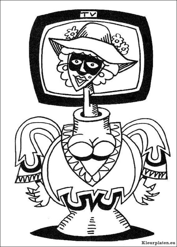Carnaval kleurplaten