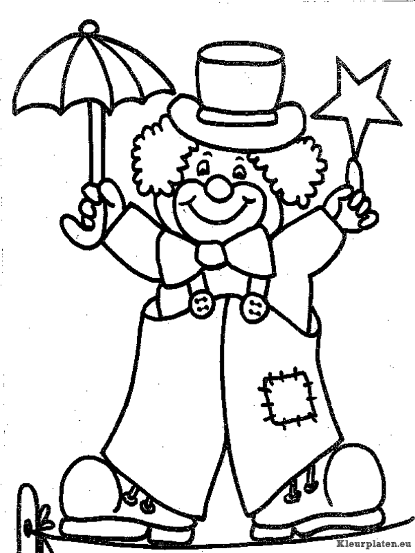 Carnaval kleurplaten