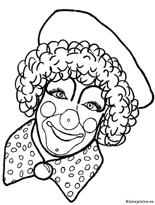 Carnaval kleurplaten