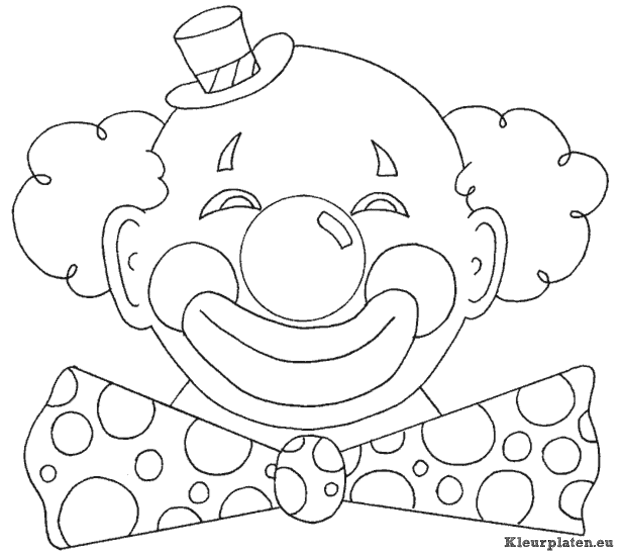 Carnaval kleurplaten