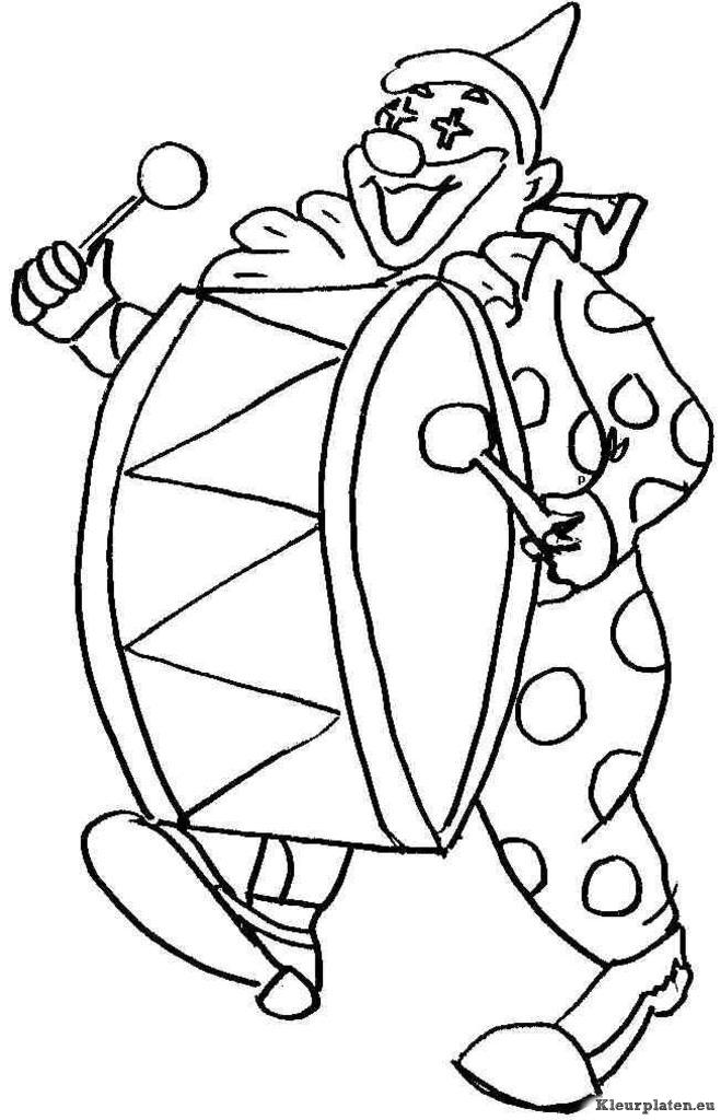 Carnaval kleurplaten