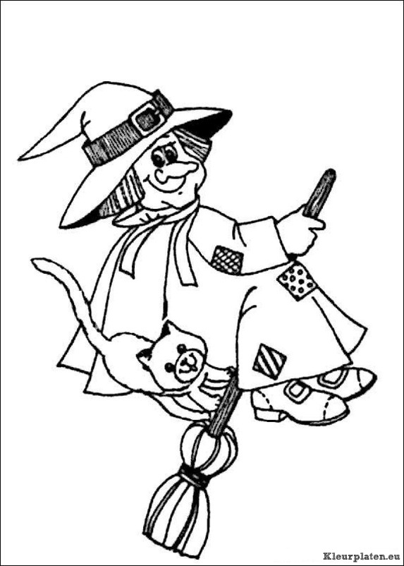 Halloween kleurplaten