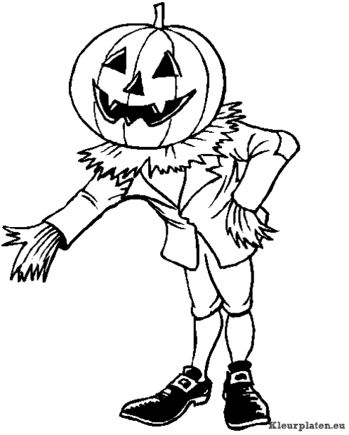 Halloween kleurplaten