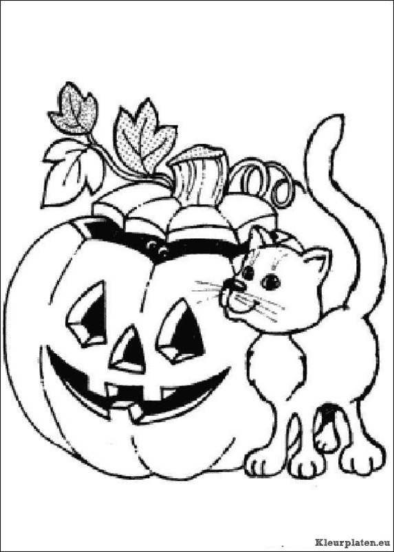 Halloween kleurplaten
