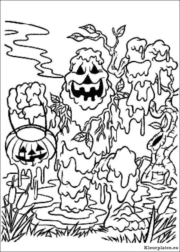Halloween kleurplaten