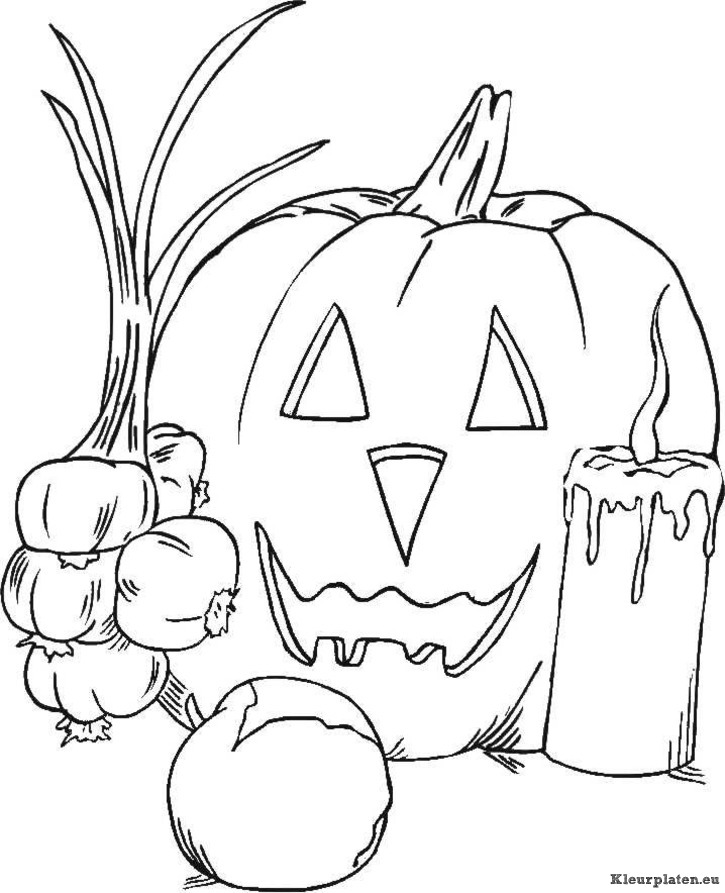 Halloween kleurplaten