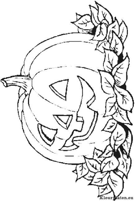 Halloween kleurplaten